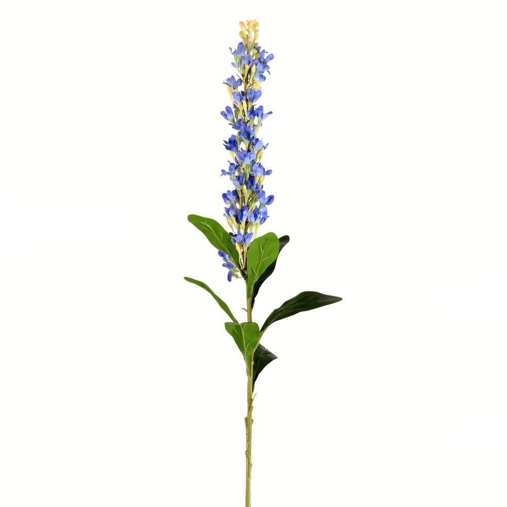 7031 37" Artificial Blue Hyacinth Stem, Set of 3